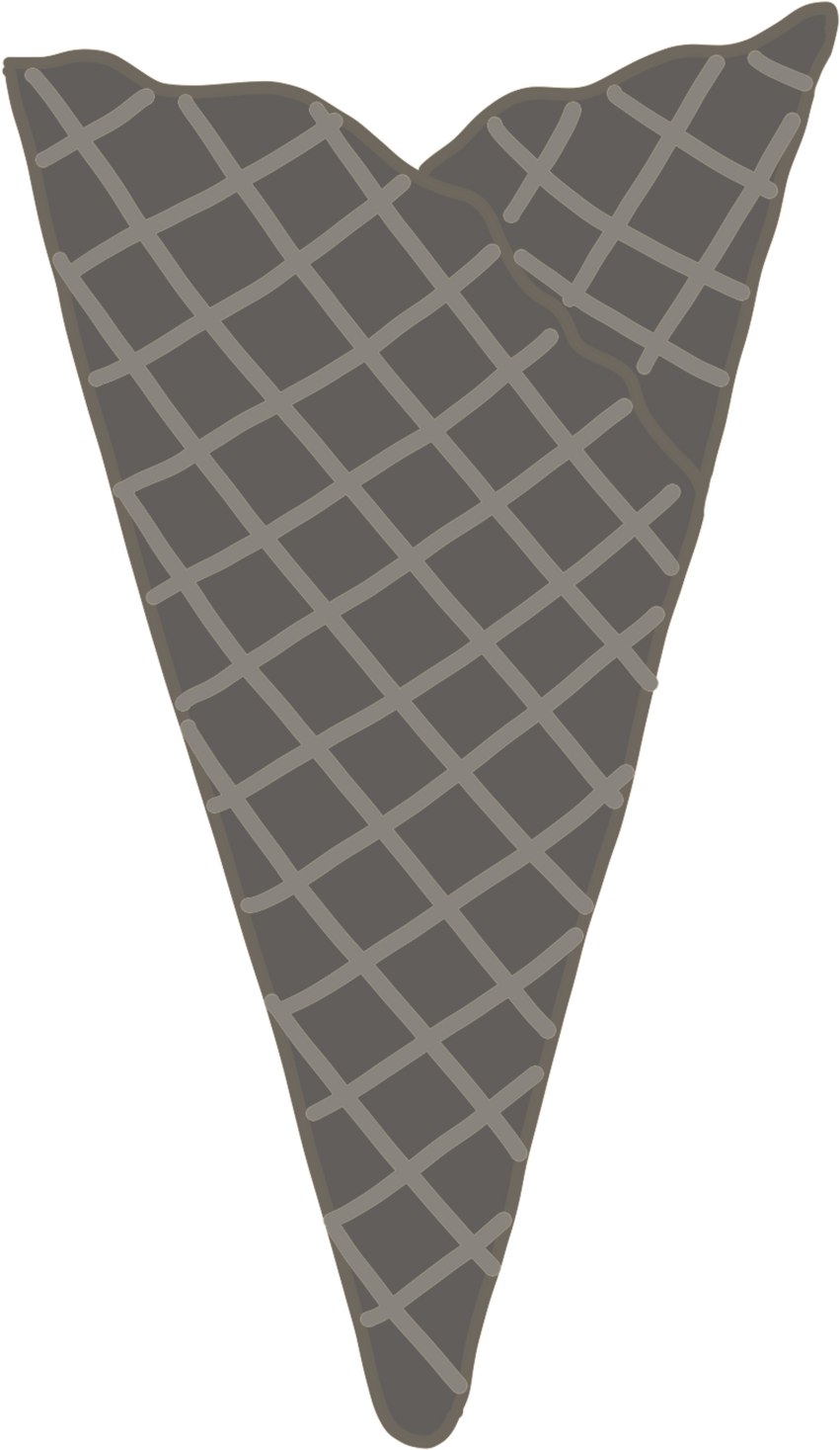 Ice Cream Cone Charcoal